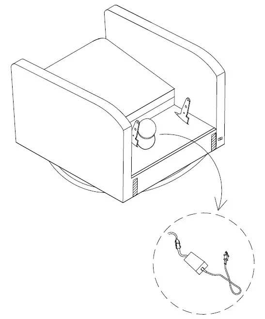 Power cable connection