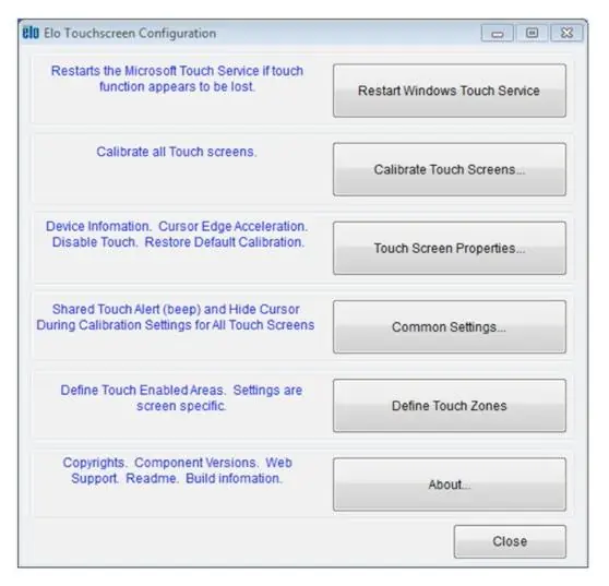 Elo Touch Configuration
