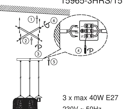 Wiring and mounting diagram