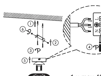 Wiring and mounting diagram