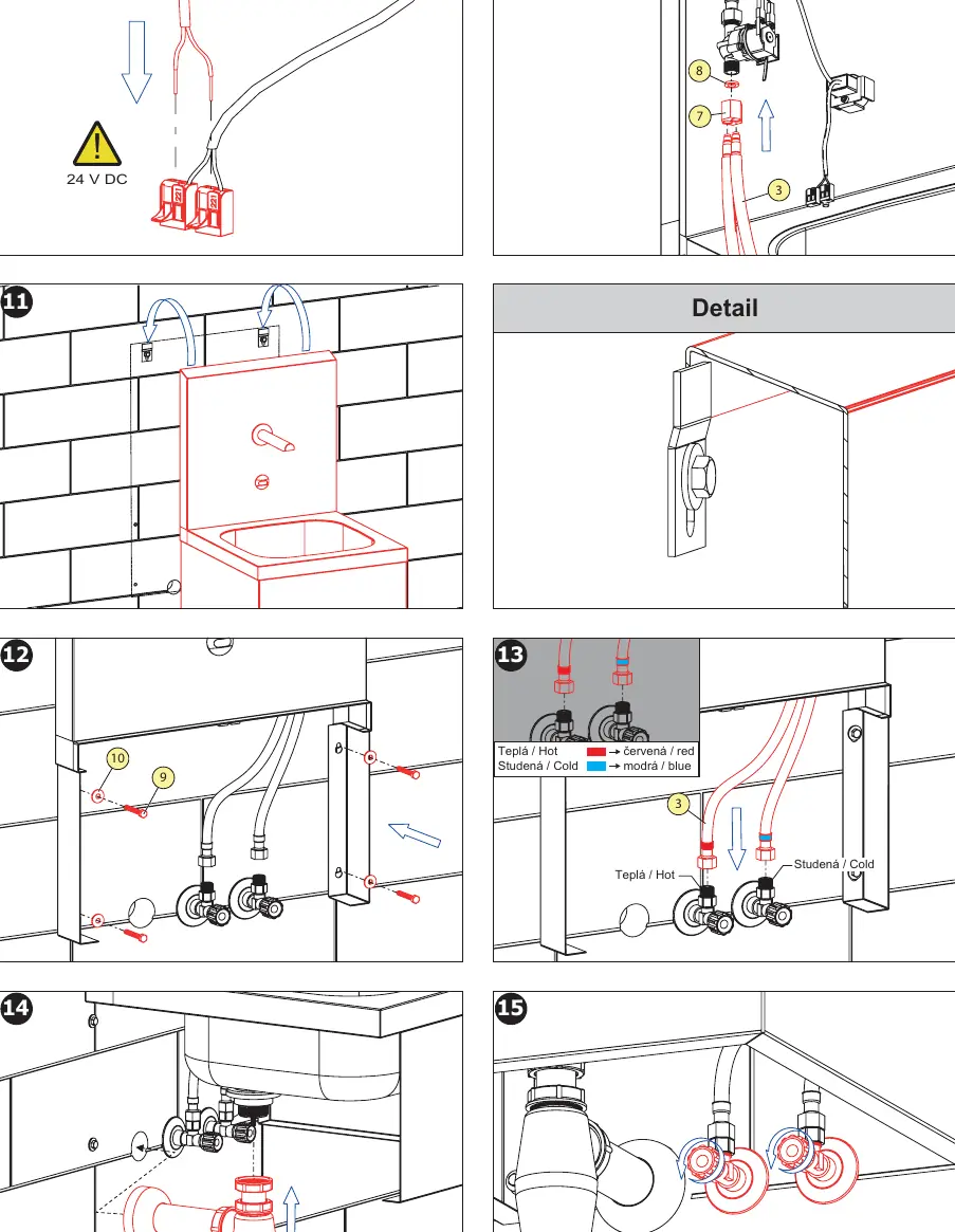 Installation steps 9-15