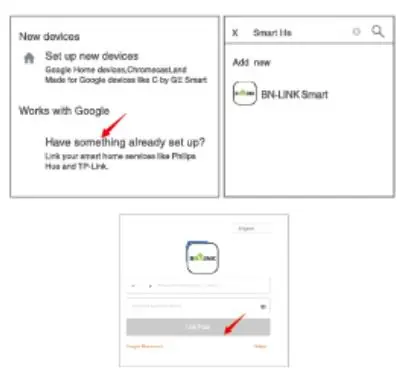 Google Home linking