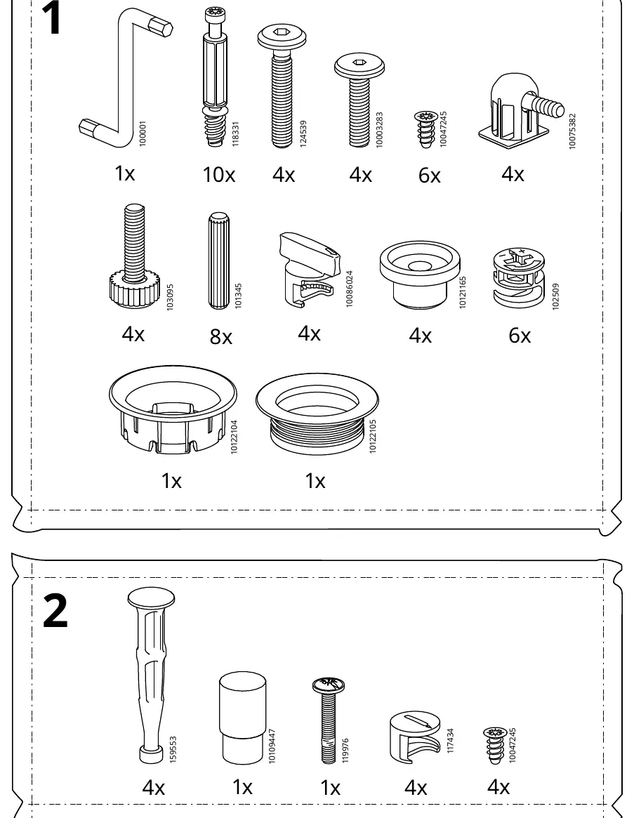 Parts inventory
