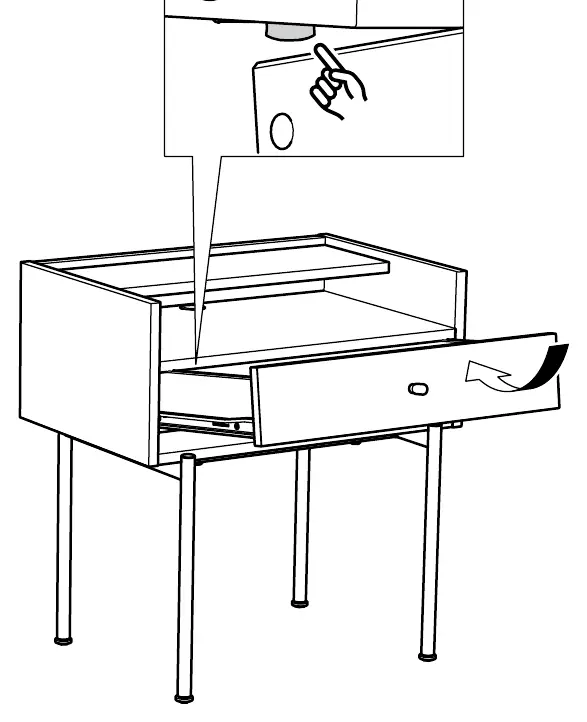 Final drawer insertion