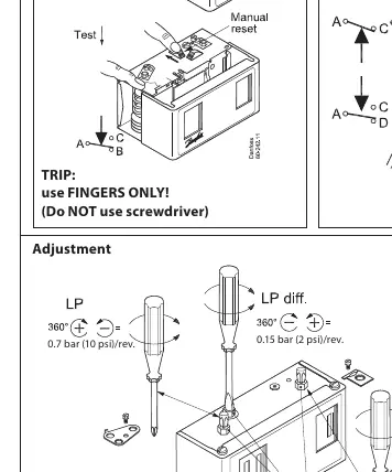 Adjustment procedure