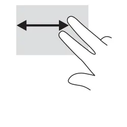 Scrolling gesture