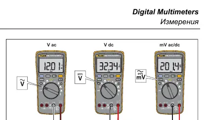 Voltage measurement setup