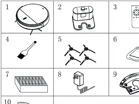 Main parts and accessories