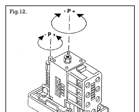 Pressure switch adjustment screws