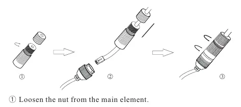 Water-proof connector assembly steps