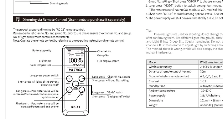 Remote control interface
