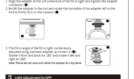 Adapter installation