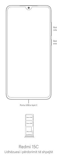 Redmi 15C device layout