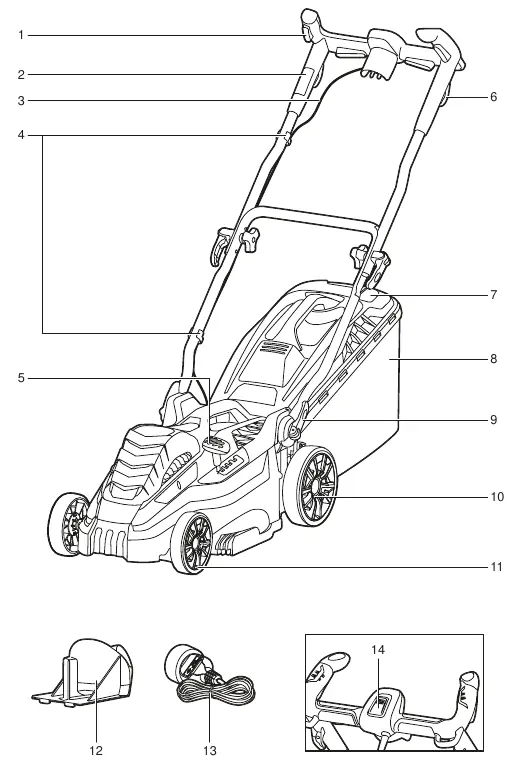 Parts identification diagram