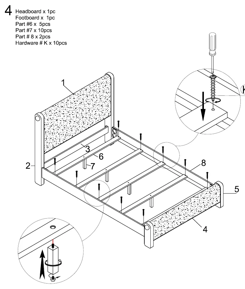 Step 4: Slats Installation