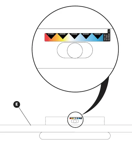 Color temperature switch
