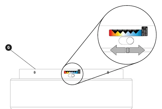 Color temperature switch