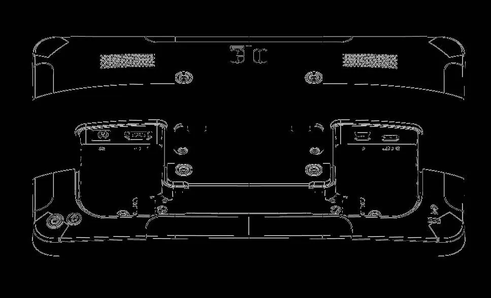 Connector panel layout