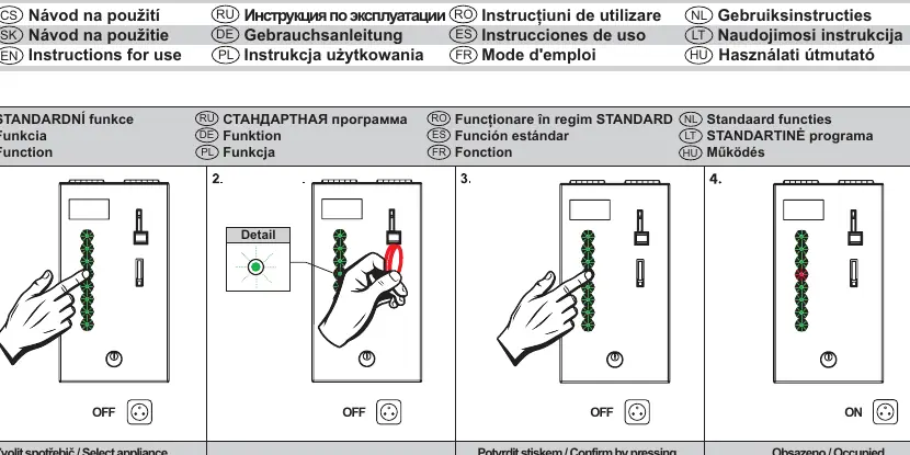Operation and selection interface