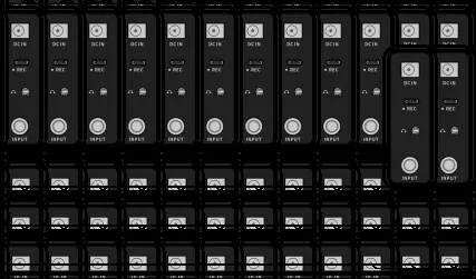 Top panel port layout