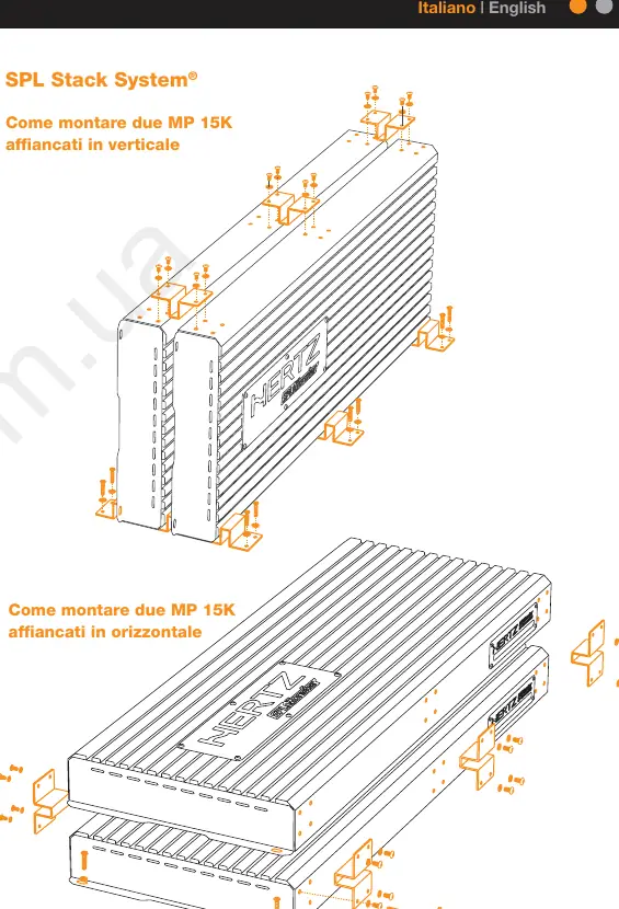 SPL Stack System mounting instructions
