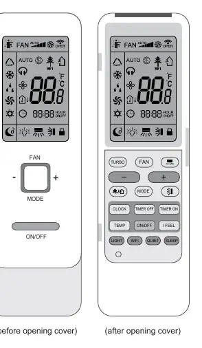 Remote controller layout