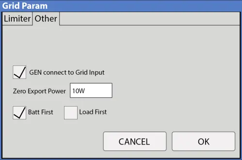 Limiter Settings