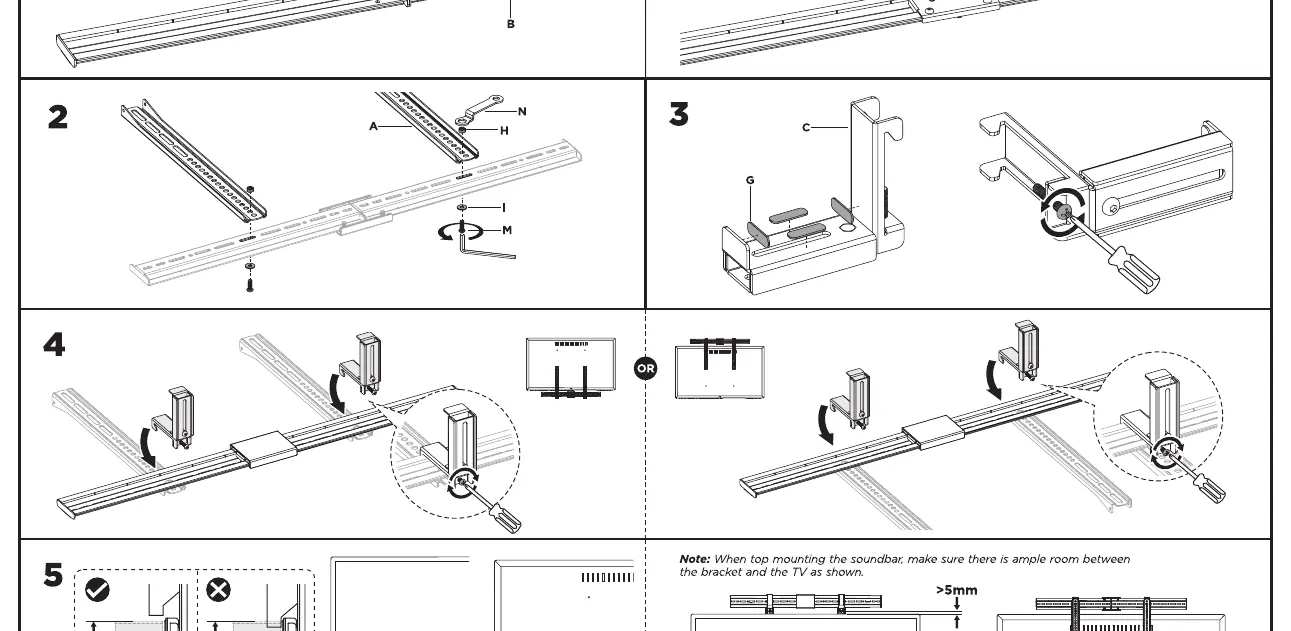 Assembly steps 1-3
