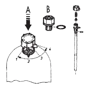 Pressure regulator adjustment settings.