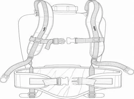 Deluxe Shoulder Saver Harness assembly.