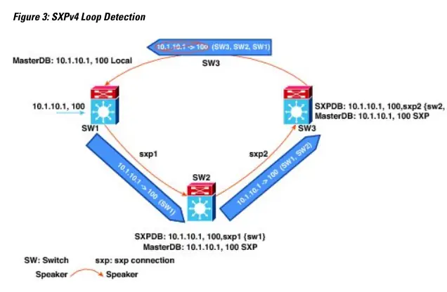 SXPv4 loop detection