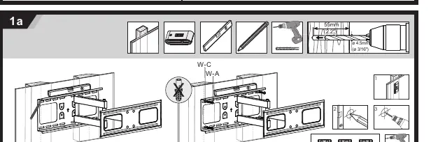 Wood stud installation steps