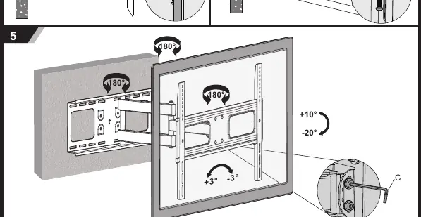Adjusting tilt and swivel.