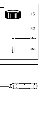 Oil level dipstick