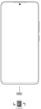 Xiaomi 15T device layout showing buttons and SIM slot