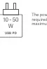 Charging power requirements