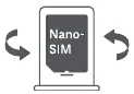 SIM card installation diagram
