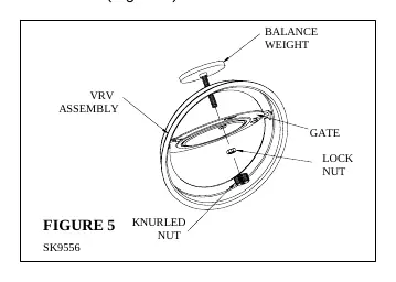 VRV balance weight assembly