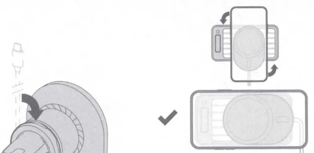 Correct device orientation