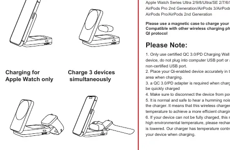 Charging positions