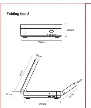Folding tips 2: Folded dimensions