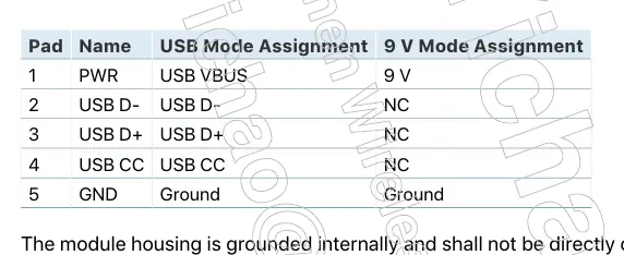 MagSafe Charger Module Pad Assignments