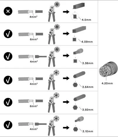 Grid connector assembly