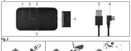 Overview of charging pad components