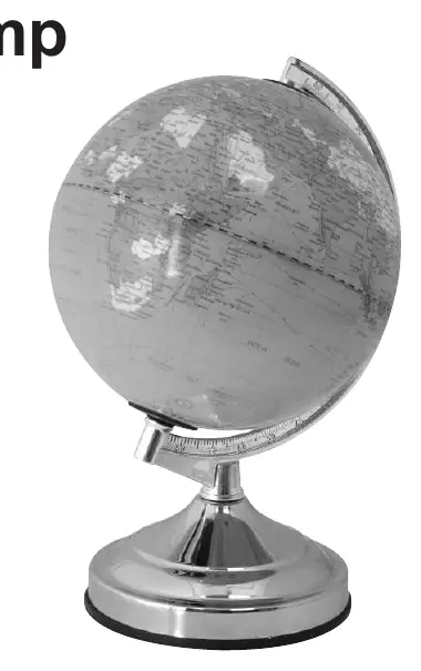 Lloytron World Globe Table Lamp