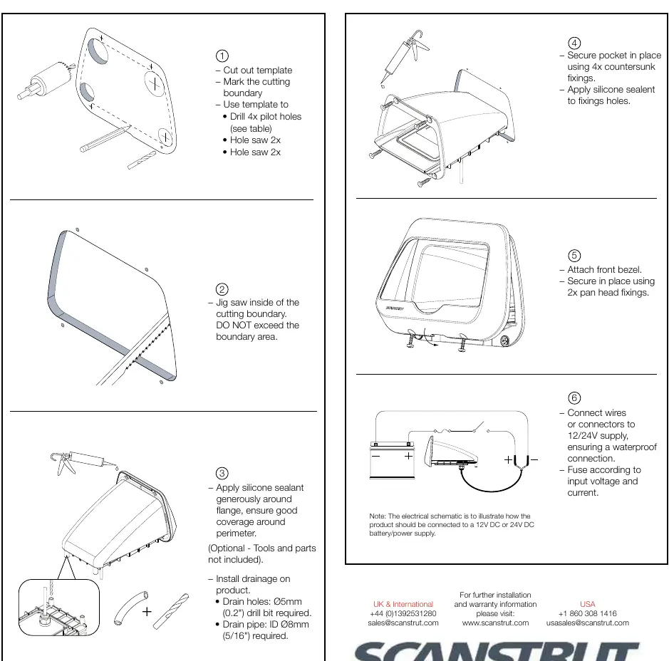 6-step installation process