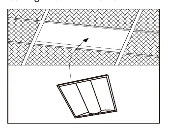 Step 1: Replacing the existing lighting fixture.
