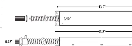 Product dimensions diagram