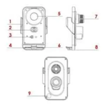 Diagram of the Qi 15W Car Charger components