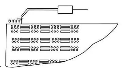 Ignition electrode position